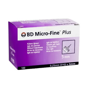 BD Micro-Fine Plus Kalem Iğnesi 0,25 mm 31 gr x 5 mm