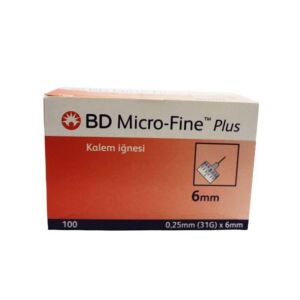 BD Micro-Fine Plus Kalem İğnesi 0,25 mm (31G) x 6 mm