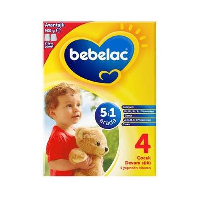 Bebelac Çocuk Devam Sütü 4 900 gr - 1