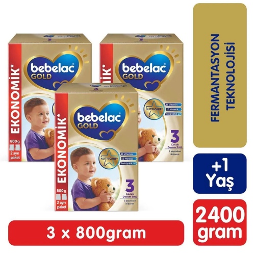 Bebelac Gold 3 800g 3 Adet - 1