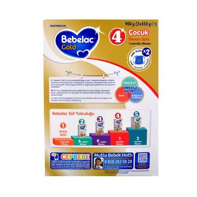 Bebelac Gold Çocuk Devam Sütü 4 900 gr - 2