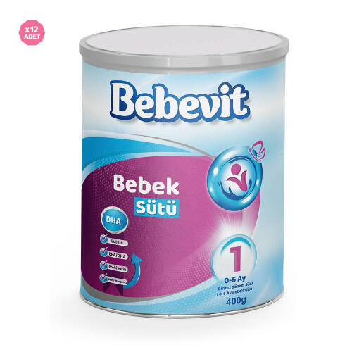 Bebevit 1 Bebek Maması 400 Gram 12 li - 1