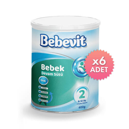 Bebevit 2 Bebek Maması 400 Gram 6 lı - 1