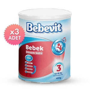 Bebevit 3 400 Gr Bebek Maması 3 lü