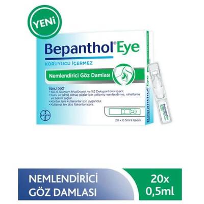 Bepanthol Eye Göz Damlası 0,5 ml x 20 Flakon - 1