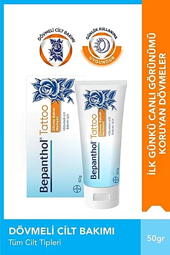 Bepanthol Tattoo Dövme Bakım Kremi 50 gr - 1