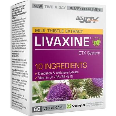 BigJoy Livaxine Milk Thistle Extract 60 Veggie Kapsül - 1