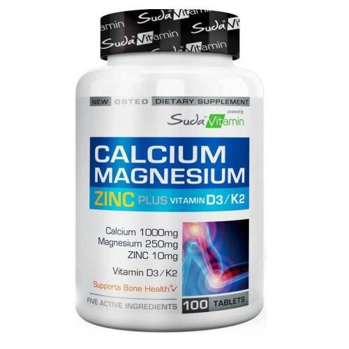 Suda Vitamin Calcium Magnesium Zinc K2 D3 100 Tablet - 1