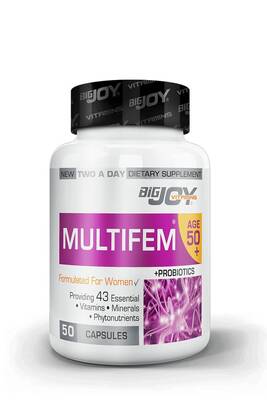 BigJoy Vitamins Multifem 50+ 50 Kapsül - 1