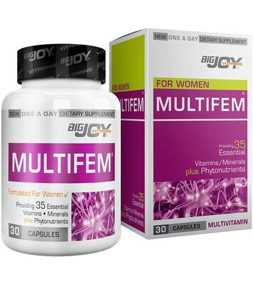 BigJoy Vitamins Multifem Multivitamin 30 Kapsül - 1
