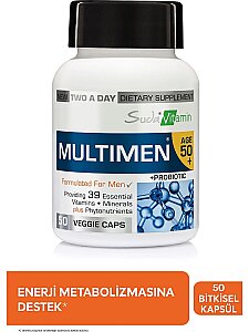 Suda Vitamin Multimen 50+ 50 Kapsül