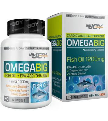 BigJoy Vitamins Omegabig 60 Yumuşak Kapsül - 1