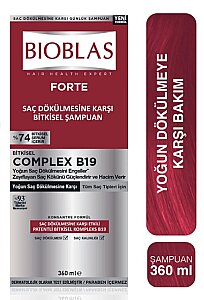 Bioblas Forte Complex B19 Yoğun Saç Dökülmelerine Karşı Şampuan 360 ml