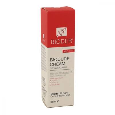Bioder Biocure Tüy Azaltıcı Krem Yüz 30 ml - 1