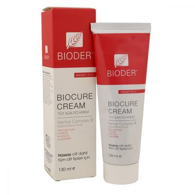 Bioder Biocure Tüy Azaltıcı Vücut Kremi 130 ml - 1