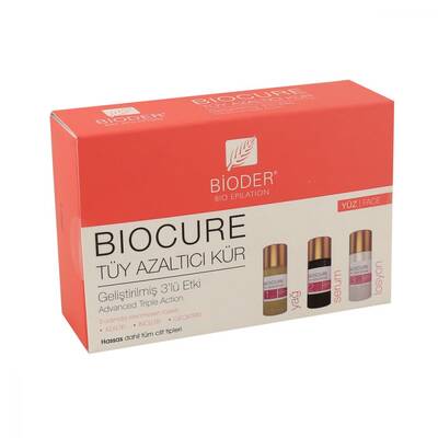 Bioder Biocure Yüz İçin Tüy Azaltıcı Kür 3 x 5 ml - 1