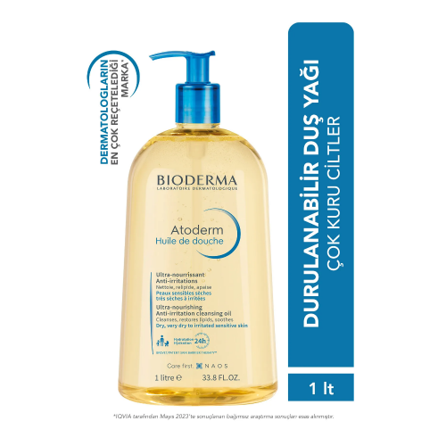 Bioderma Atoderm Huile Shower Oil 1000 ml Duş Yağı - 1