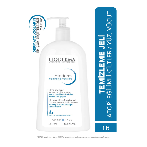 Bioderma Atoderm Intensive Temizleme Jeli 1 Litre - 1