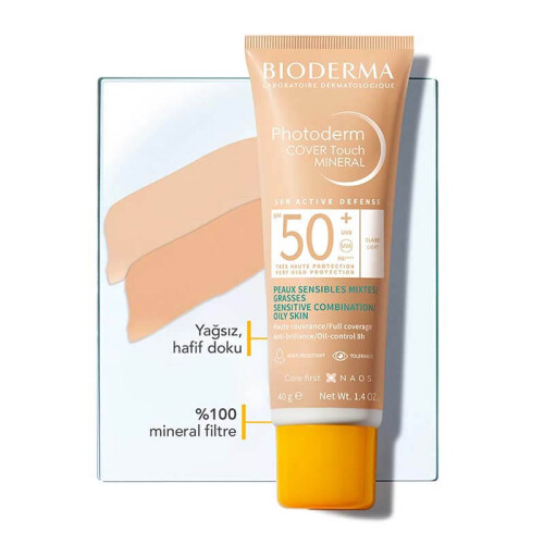 Bioderma Photoderm Cover Touch Mineral Spf50+ 40 gr - Very Light - 6