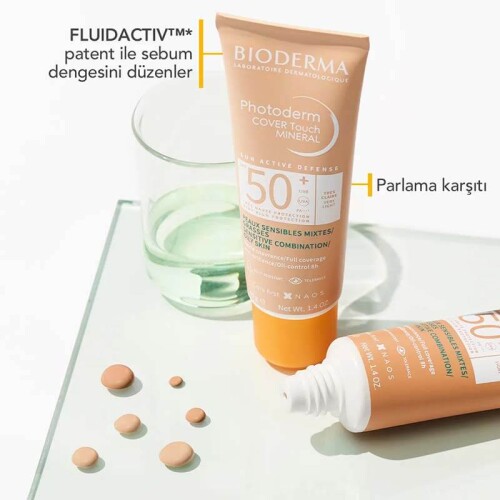 Bioderma Photoderm Cover Touch Mineral Spf50+ 40 gr - Very Light - 7