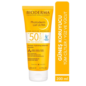Bioderma Photoderm Lait Ultra SPF50+ Hassas Ciltler İçin Güneş Koruyucu 200ml