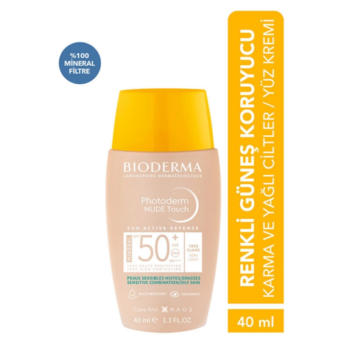 Bioderma Photoderm Nude Touch SPF50+ Very Light 40 ml - 1