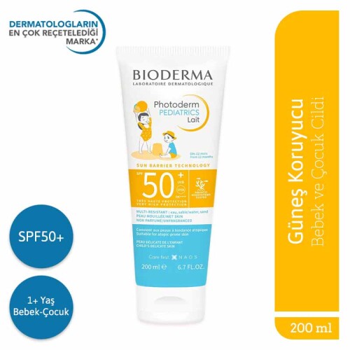 Bioderma Photoderm Pediatrics Lait Spf50+ 200ml - 1