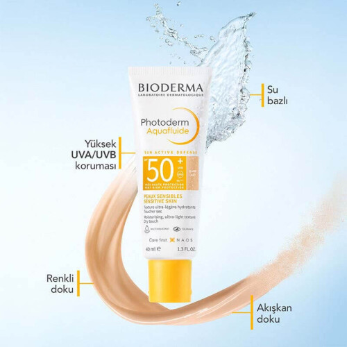 Bioderma Photoderm SPF 50+ Aquafluide Renkli Güneş Kremi 40 ml - Light - 2