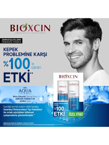 Bioxcin Aqua Thermal Kepek Karşıtı Şampuan Seti 300 ml + 200 ml - 2