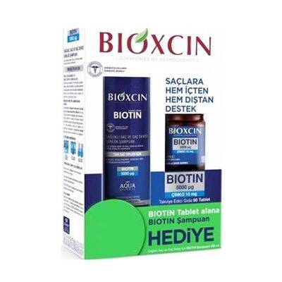 Bioxcin Biotin 5000 Mcg 60 Tablet + Sampuan Hediye Kofre - 1