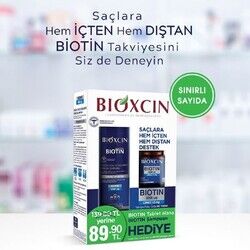 Bioxcin Biotin 5000 Mcg 60 Tablet + Sampuan Hediye Kofre - 2
