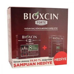Bioxcin Forte Yoğun Saç Dökülmesine Karşı Etki 3'lü Serum ALANA Bioxcin Forte Şampuan Hediye - 2