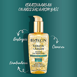 Bioxcin Keratin ve Argan Onarıcı Saç Bakım Yağı 150 ml - 3