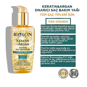 Bioxcin Keratin ve Argan Onarıcı Saç Bakım Yağı 150 ml - 2