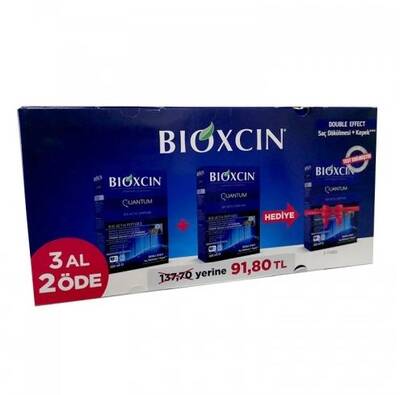 Bioxcin Quantum Double Effect Şampuan 300 ml 3 Al 2 Öde - 1