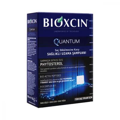 Bioxcin Quantum Phytosterol Sağlıklı Uzama Sarmaşık Bitkisi Özlü Şampuan 300 ml - 1