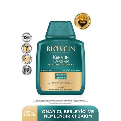 Bioxcin Şampuan Keratin Argan Onarıcı 300 ml - 1