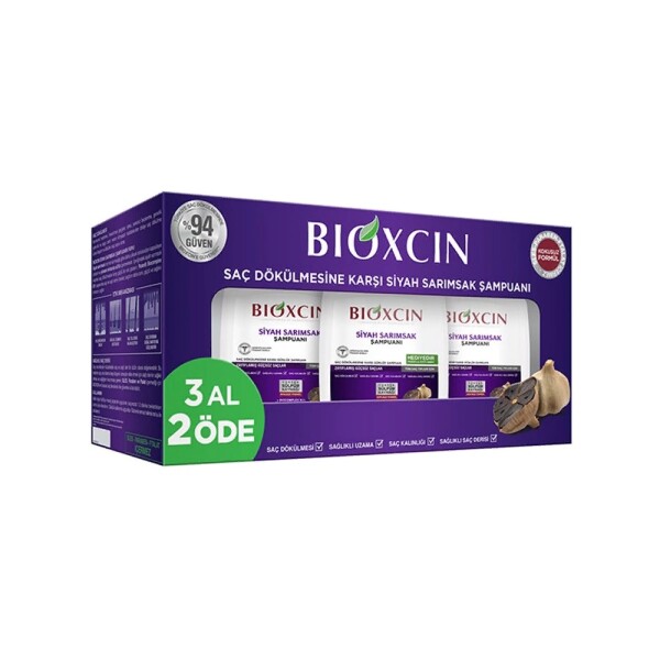 Bioxcin Siyah Sarımsak Şampuanı 300 ml - 3 Al 2 Öde - 1