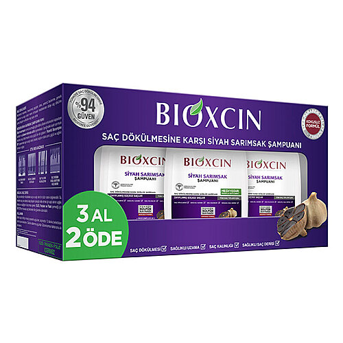 Bioxcin Siyah Sarımsak Şampuanı 300 ml - 3 Al 2 Öde - 1