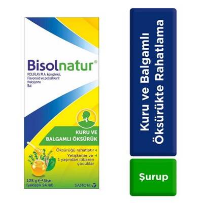 Bisolnatur Öksürük Şurubu 128 gr - 1