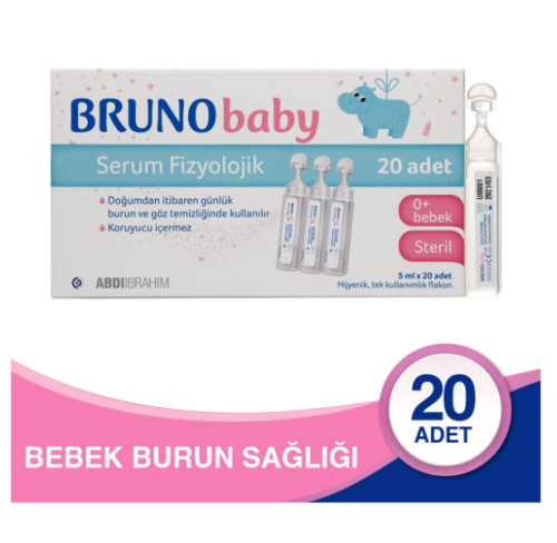 Bruno Baby Serum Fizyolojik 20 Flakon 5 ml - 1