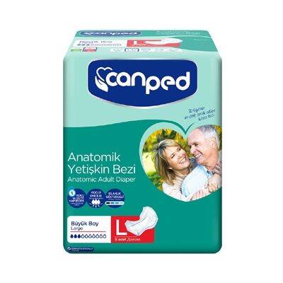 Canped Anatomik Yetişkin Bezi Large 8'li - 1