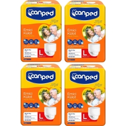 Canped Emici Külot Large 30 Adet 4'lü Avantaj Paketi