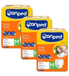Canped Emici Külot Medium 30 Adet 3'lü Avantaj Paketi