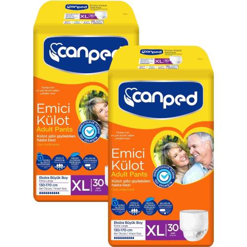 Canped Emici Külot xLarge 30 Adet 2'li Avantaj Paketi - 1