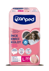 Canped İnce Emici Külot Large 30 Lu