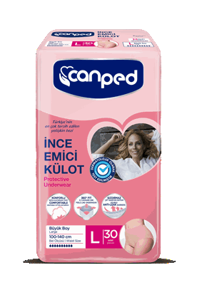 Canped İnce Emici Külot Large 30 Lu - 1