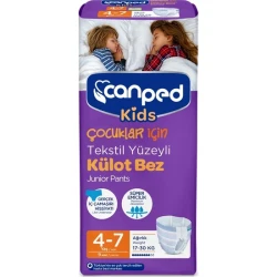 Canped Kids Tekstil 4-7 Yaş Çocuk Külot Bez 9 Adet
