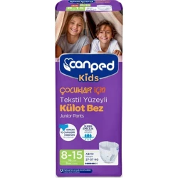 Canped Kids Tekstil 8-15 Yaş Çocuk Külot Bez 8 Adet