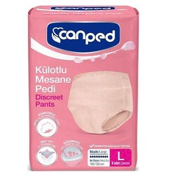 Canped Külotlu Mesane Pedi Large 9'lu